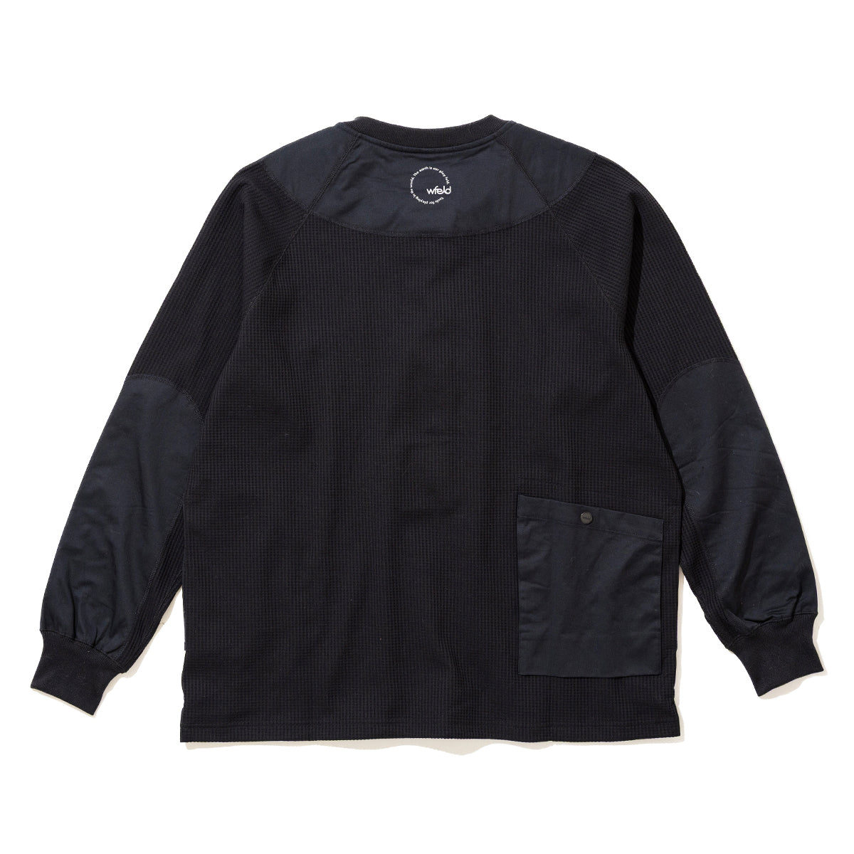wfeld Functional Waffle Henley Shirt フェルド ファンクショナル ワッフル ヘンリー シャツ WF-26AW-WLD-CT04【メンズ ヘンリーシャツ ワッフル生地 速乾性 レイヤード デイリーユース 26FW】