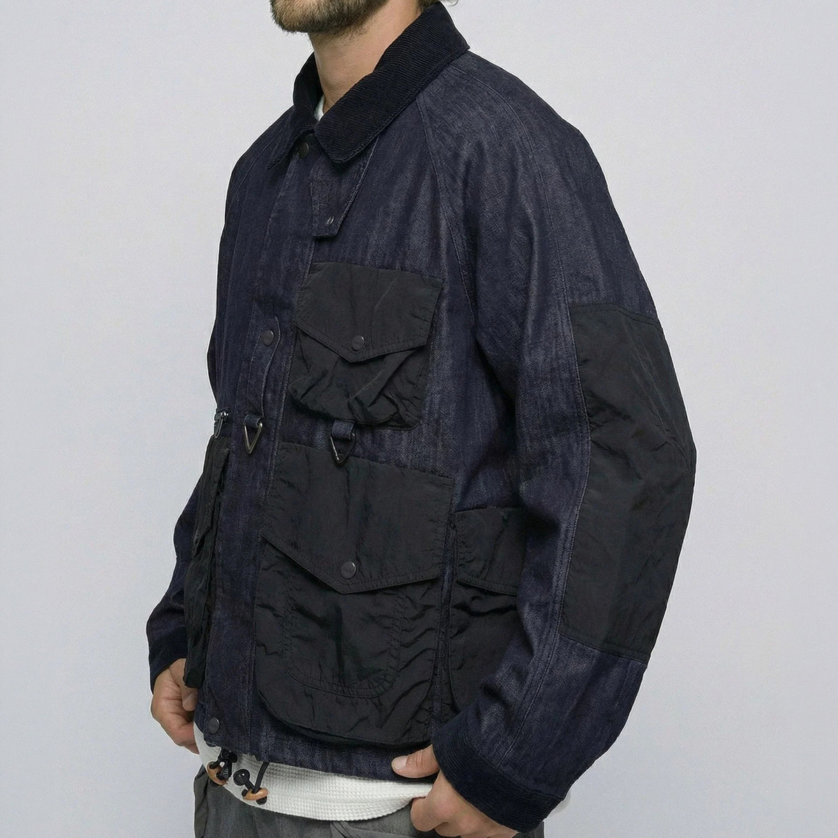 wfeld SOLOTEX(R) Denim Short Coverall フェルド ソロテックス デニム ショート カバーオール WF-26AW-WLD-JK07【メンズ デニム素材 ショート丈 耐久性 カジュアル デイリーユース 26FW】