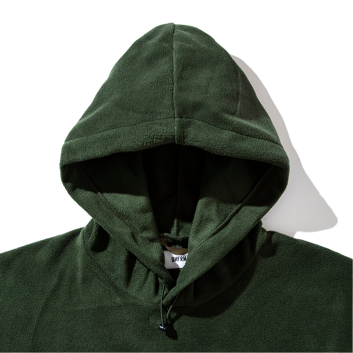 EMBROIDERY FLEECE PULLOVER PARKA