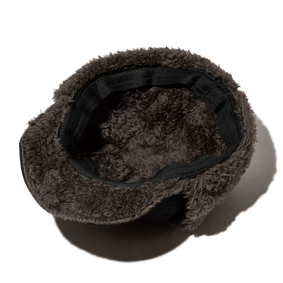 2WAY 6PANEL MILITARY QUILT BOA FLEECE EARFLAP CAP