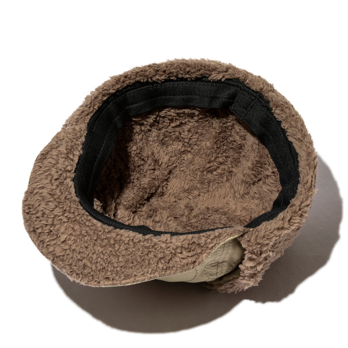 2WAY 6PANEL MILITARY QUILT BOA FLEECE EARFLAP CAP