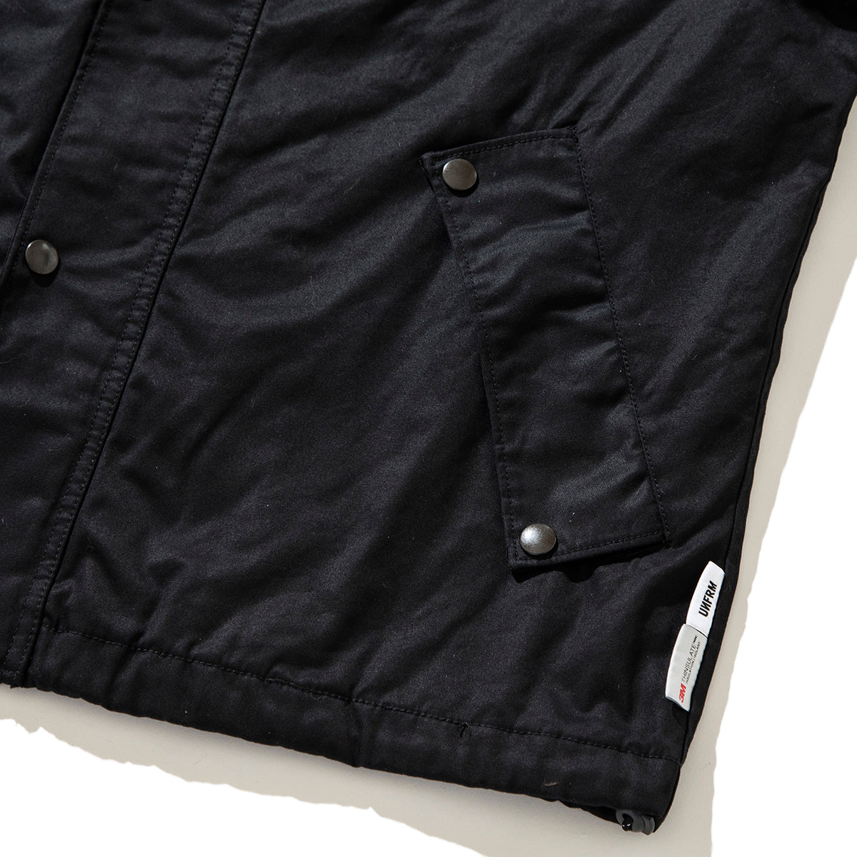 VENTILE GABA STAND COLLAR PADDED BLOUSON