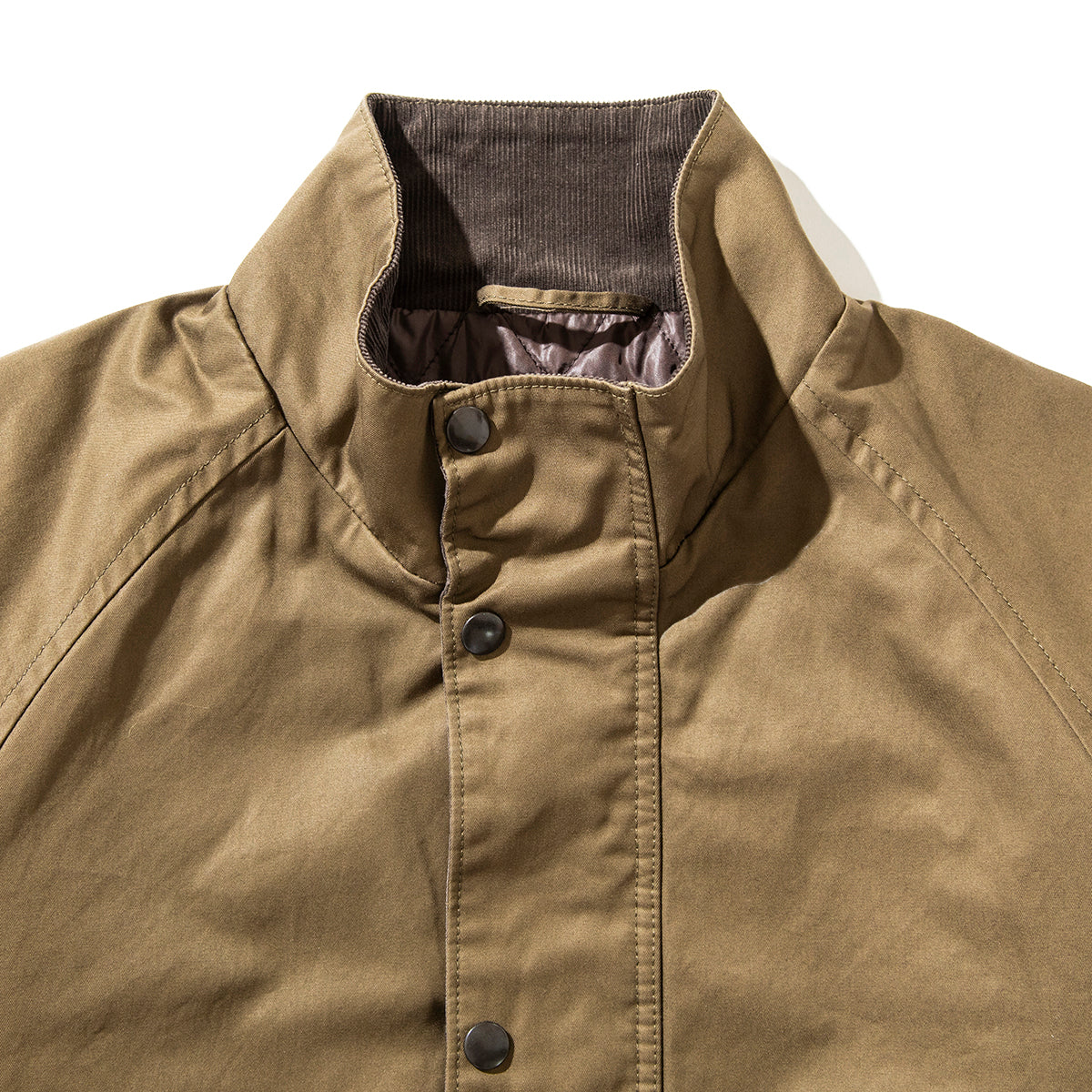 VENTILE GABA STAND COLLAR PADDED BLOUSON