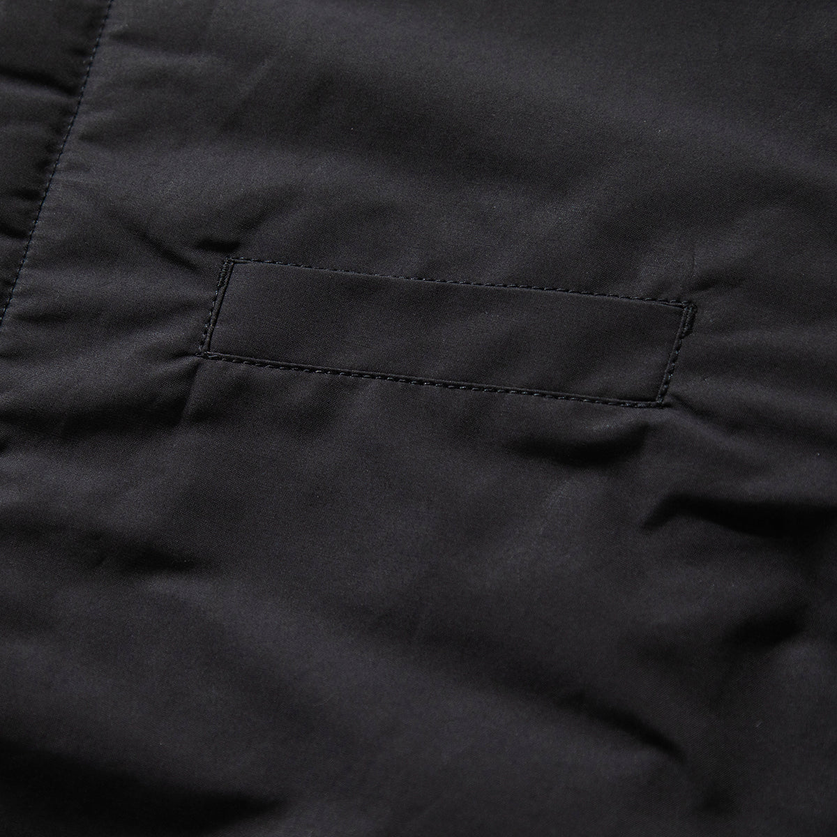 COTTON / POLYESTER REVERSIBLE NO COLLAR CARDIGAN JACKET