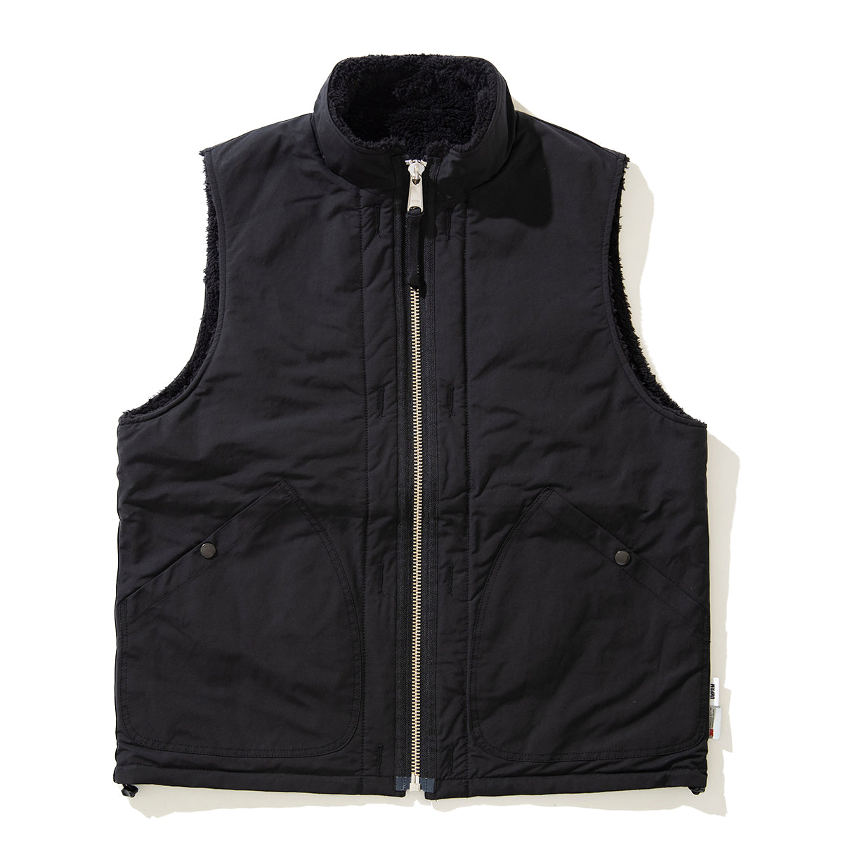 COTTON / POLYESTER REVERSIBLE STAND COLLAR VEST