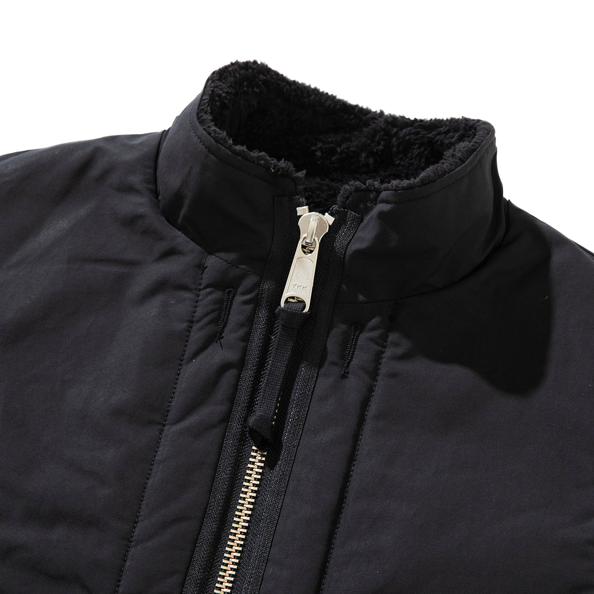 COTTON / POLYESTER REVERSIBLE STAND COLLAR VEST