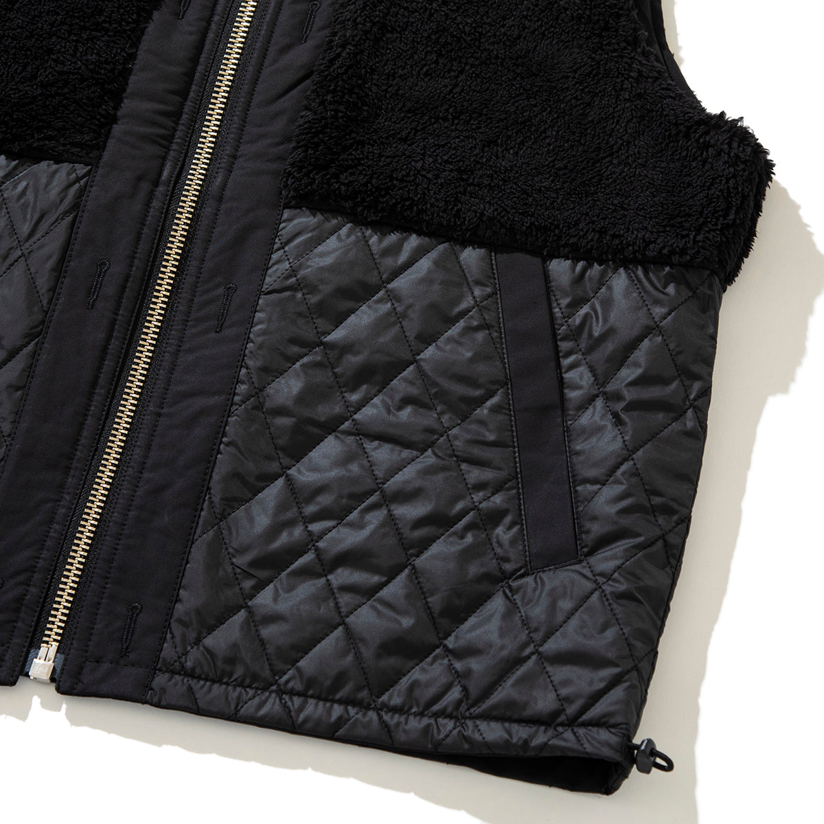 COTTON / POLYESTER REVERSIBLE STAND COLLAR VEST