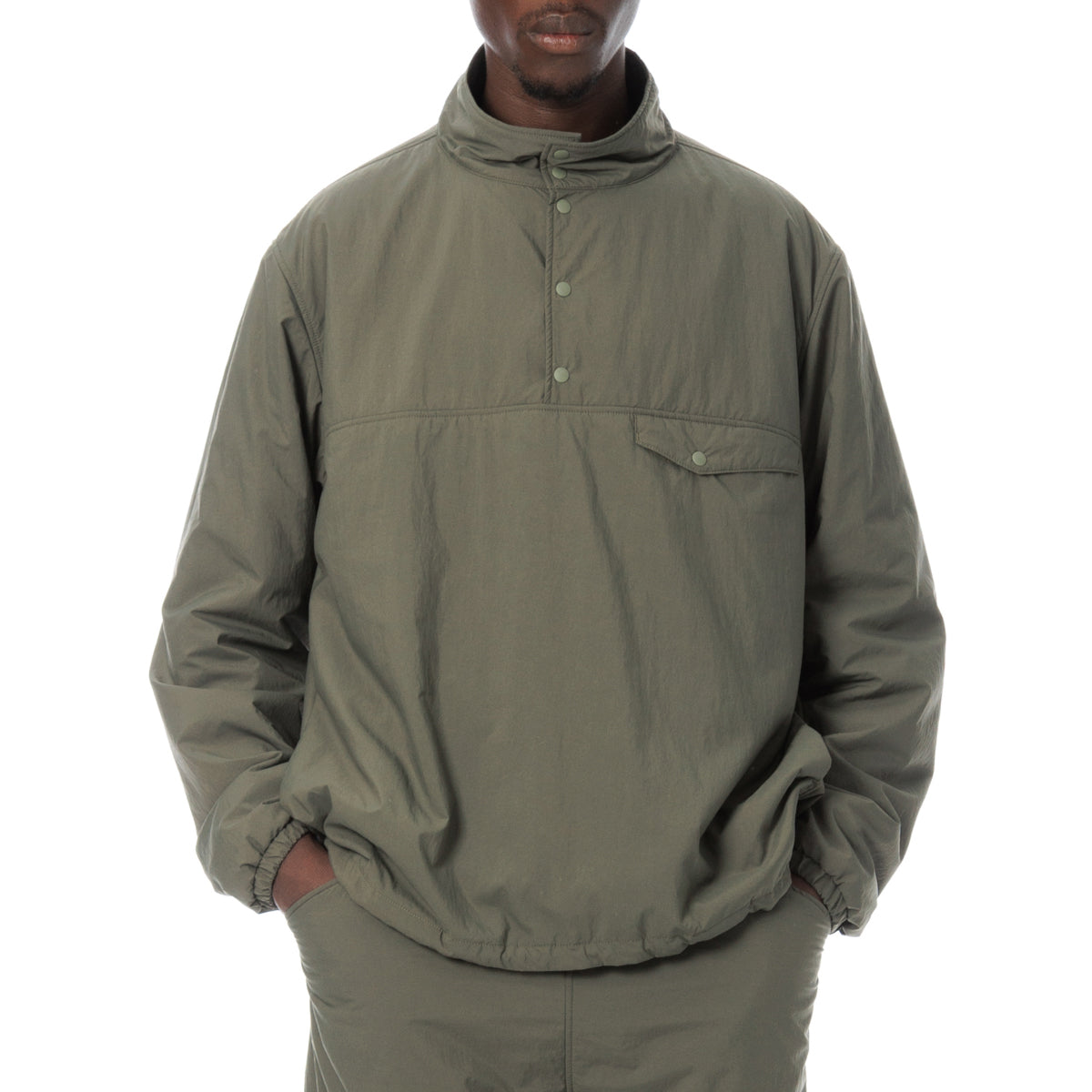 Track Pullover Puff Jacket