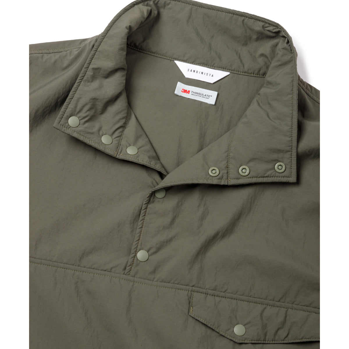 Track Pullover Puff Jacket