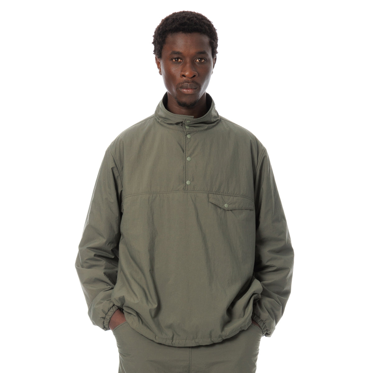 Track Pullover Puff Jacket