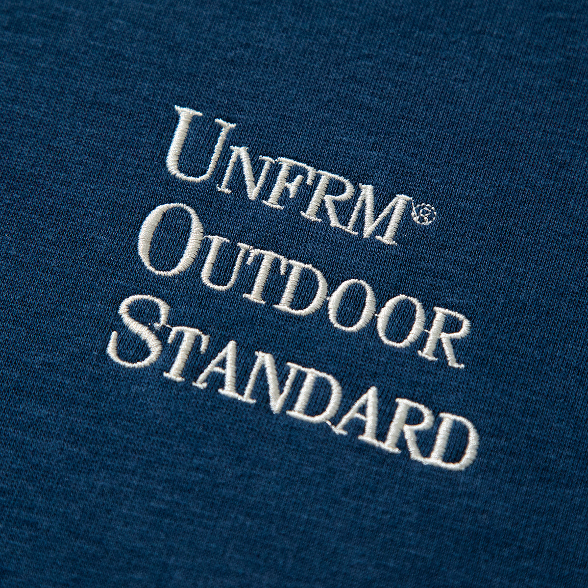 UNFRM x Kinetics REVERSE FLEECE EMBROIDERY PULLOVER PARKER