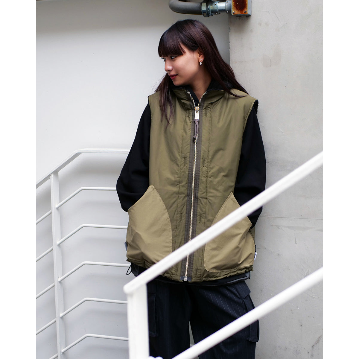 UNFRM x Kinetics REVERSIBLE STAND COLLAR VEST