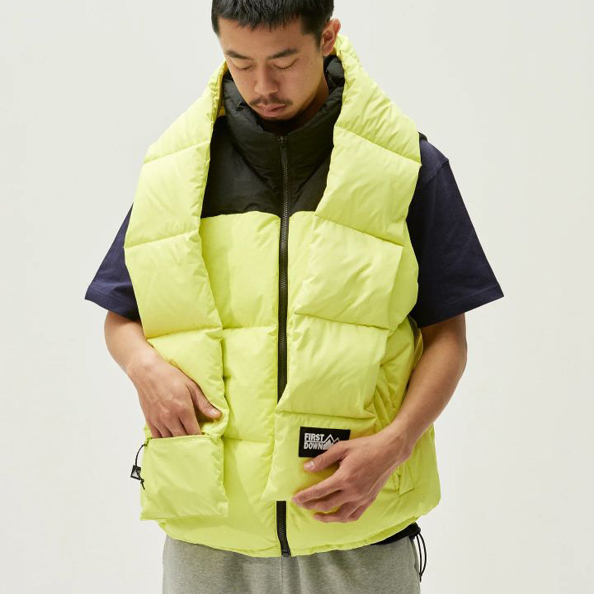 BUBBLE DOWN VEST MICROFT(R)