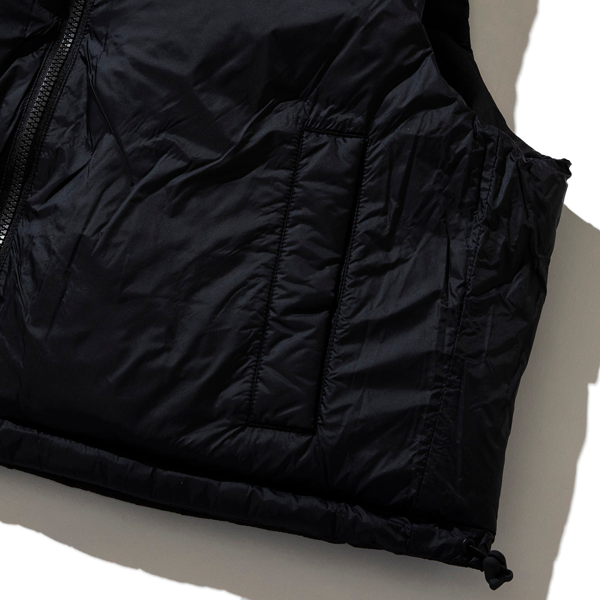 SHORT BUBBLE DOWN VEST MICROFT(R)