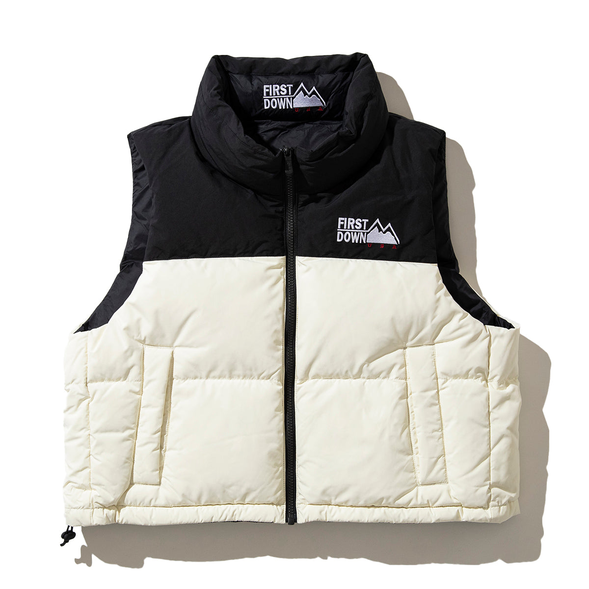 SHORT BUBBLE DOWN VEST MICROFT(R)