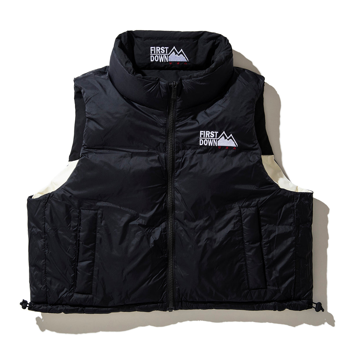 SHORT BUBBLE DOWN VEST MICROFT(R)