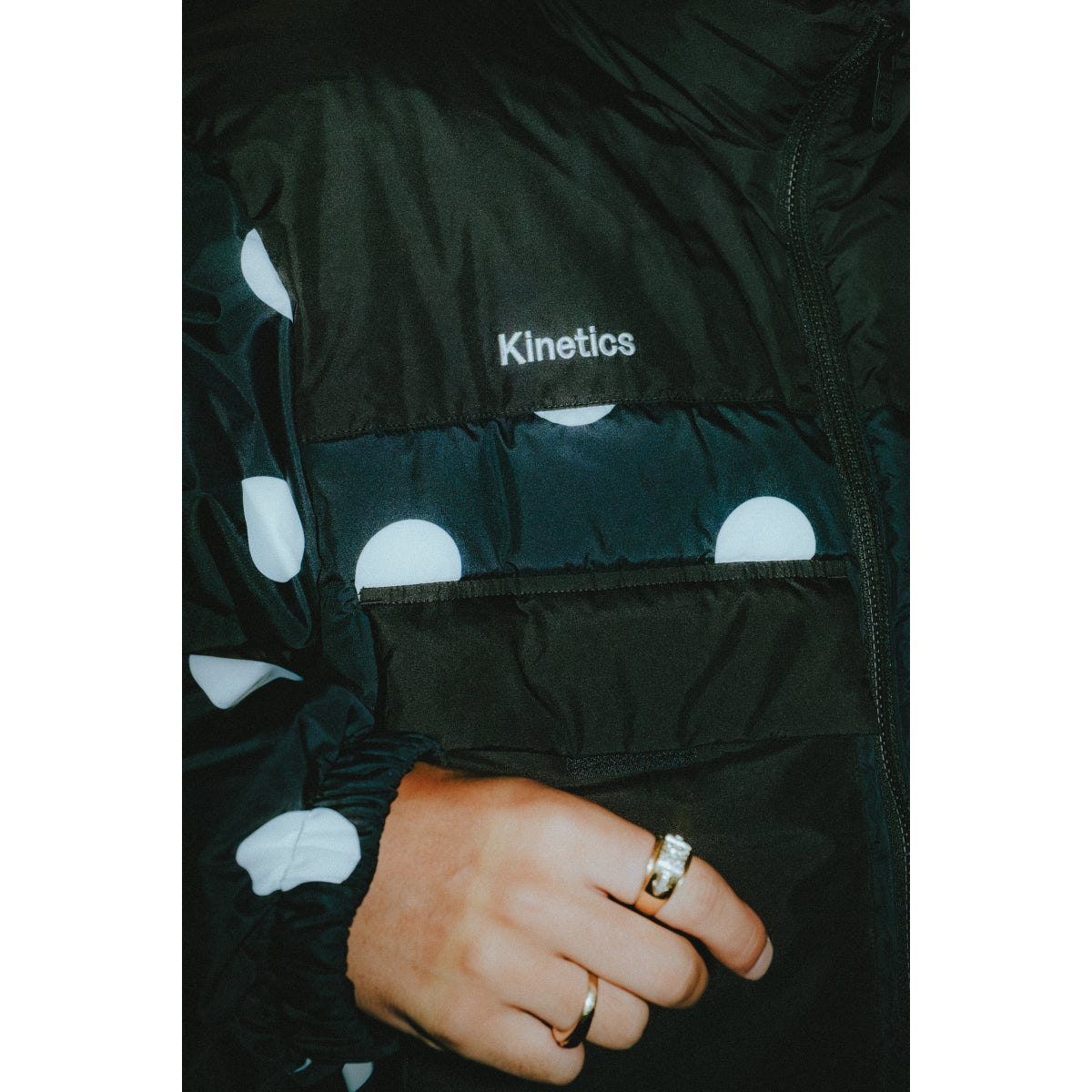 Kinetics × FIRST DOWN BUBBLE DOWN JACKET MINIMAL 【予約】11月15日以降発送予定【返品交換キャンセル不可】