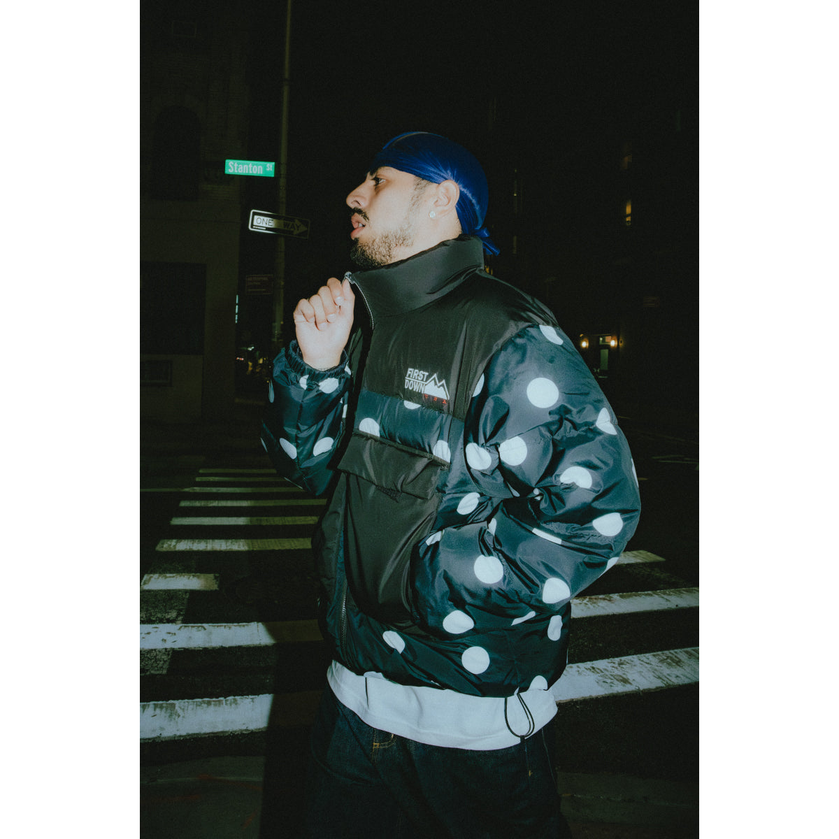 Kinetics × FIRST DOWN BUBBLE DOWN JACKET MINIMAL 【予約】11月15日以降発送予定【返品交換キャンセル不可】