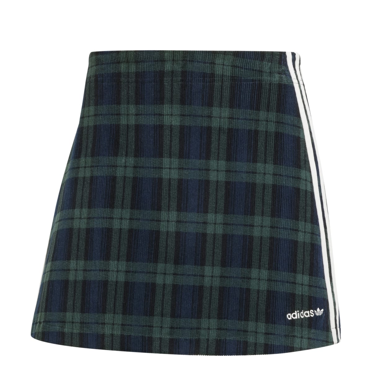 CORDUROY TARTAN SKIRT