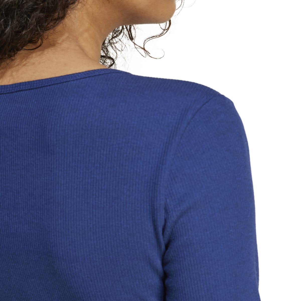 ESSENTIALS RIB CROPPED LONGSLEEVE