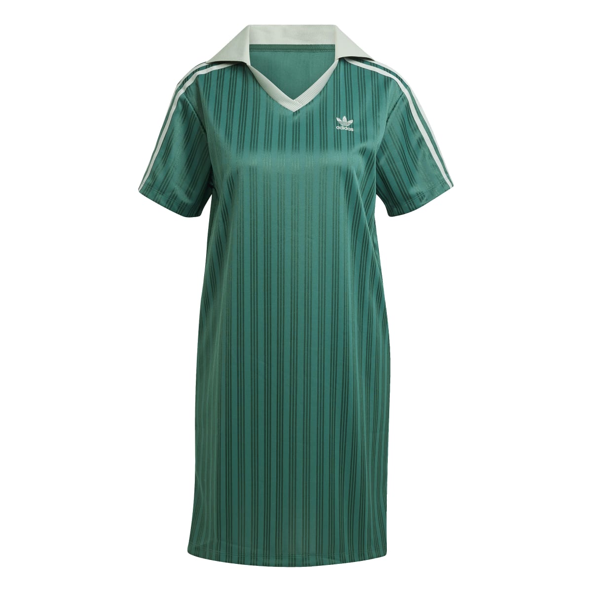 ADICOLOR FOOTBALL JACQUARD V-NECK DRESS