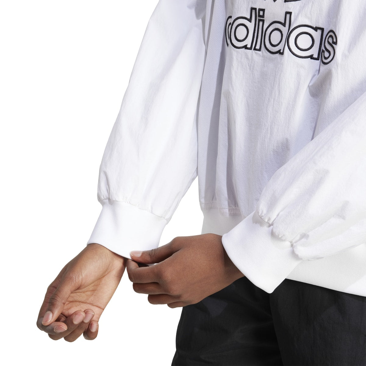 ADICOLOR WOVEN NYLON OUTLINE TREFOIL CREW