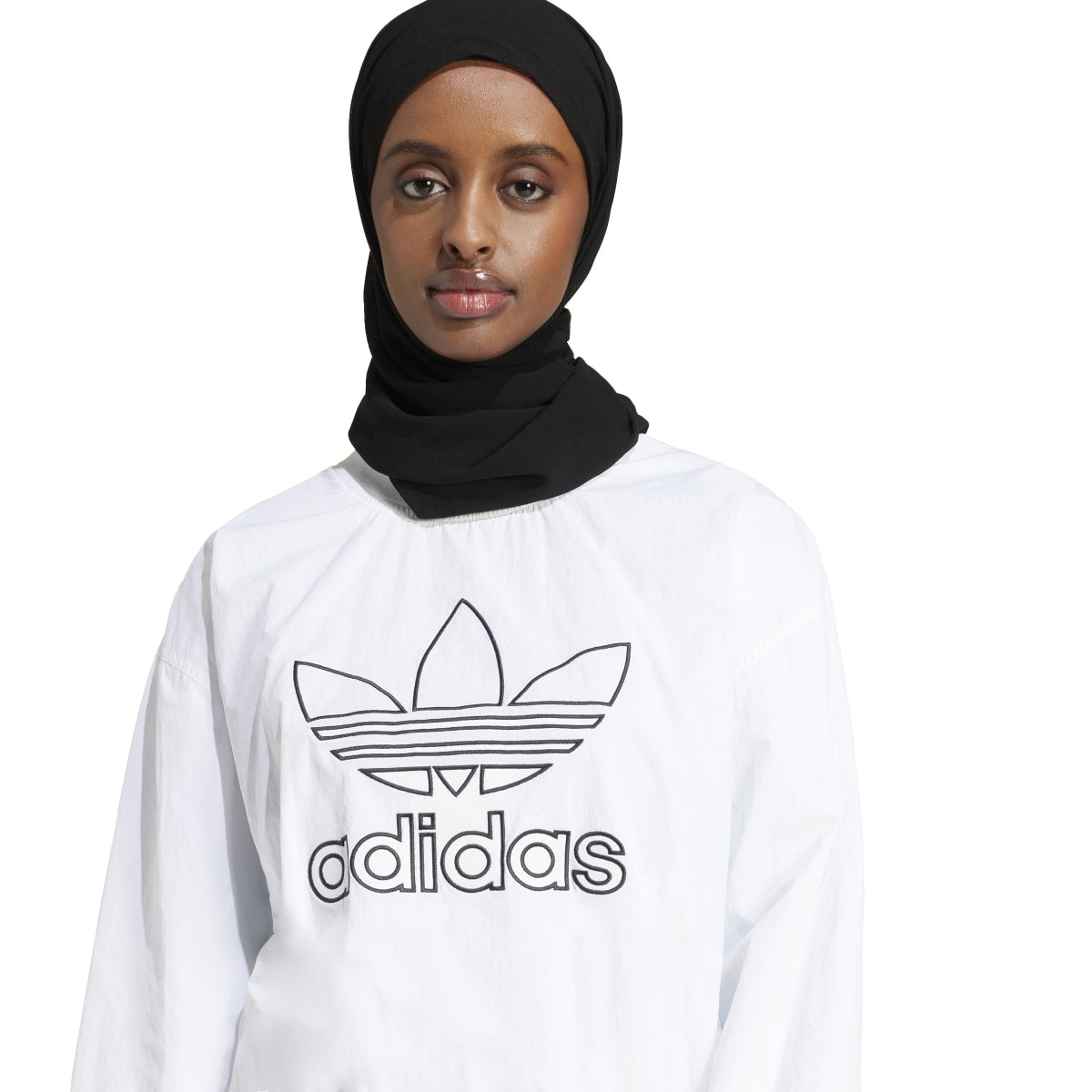 ADICOLOR WOVEN NYLON OUTLINE TREFOIL CREW