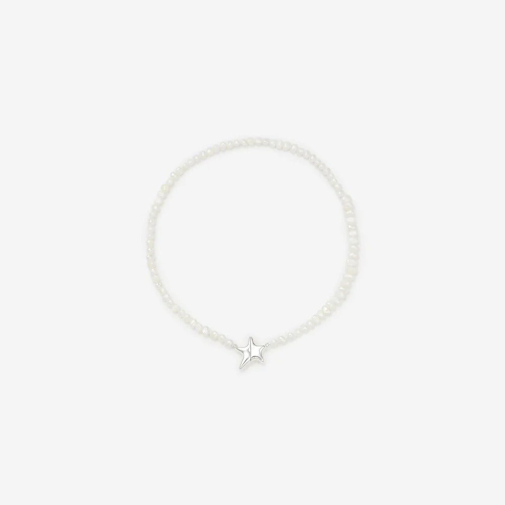 Magnets Star Necklace /Pearl
