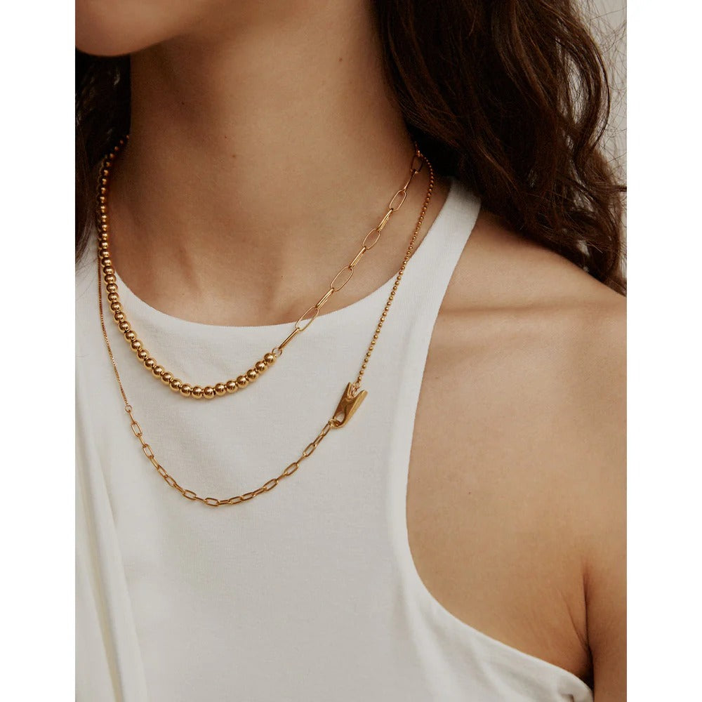 Clip Mix Chain necklace