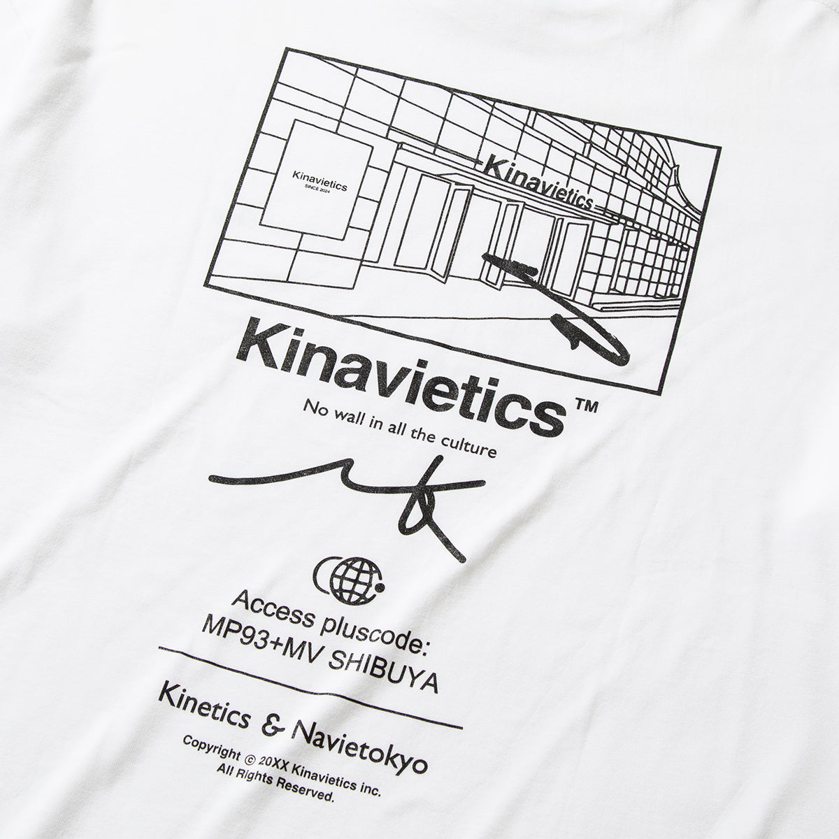 NAVIETOKYO x Kinetics Shop L/S Tee