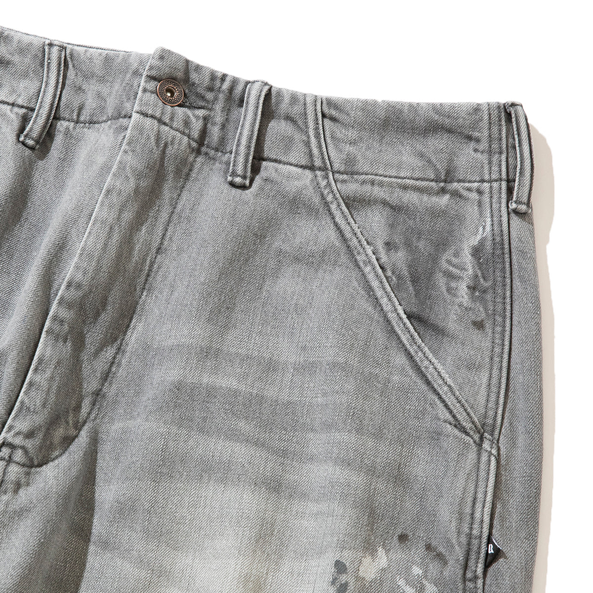 Liberaiders for Kinetics STAMPED DENIM SARROUEL PANTS