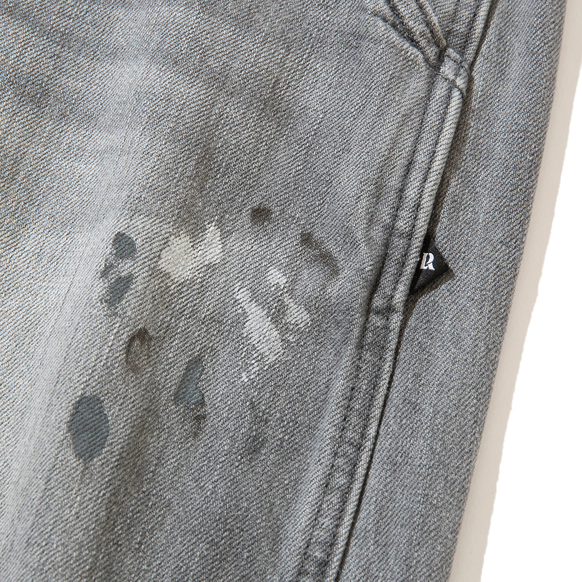 Liberaiders for Kinetics STAMPED DENIM SARROUEL PANTS