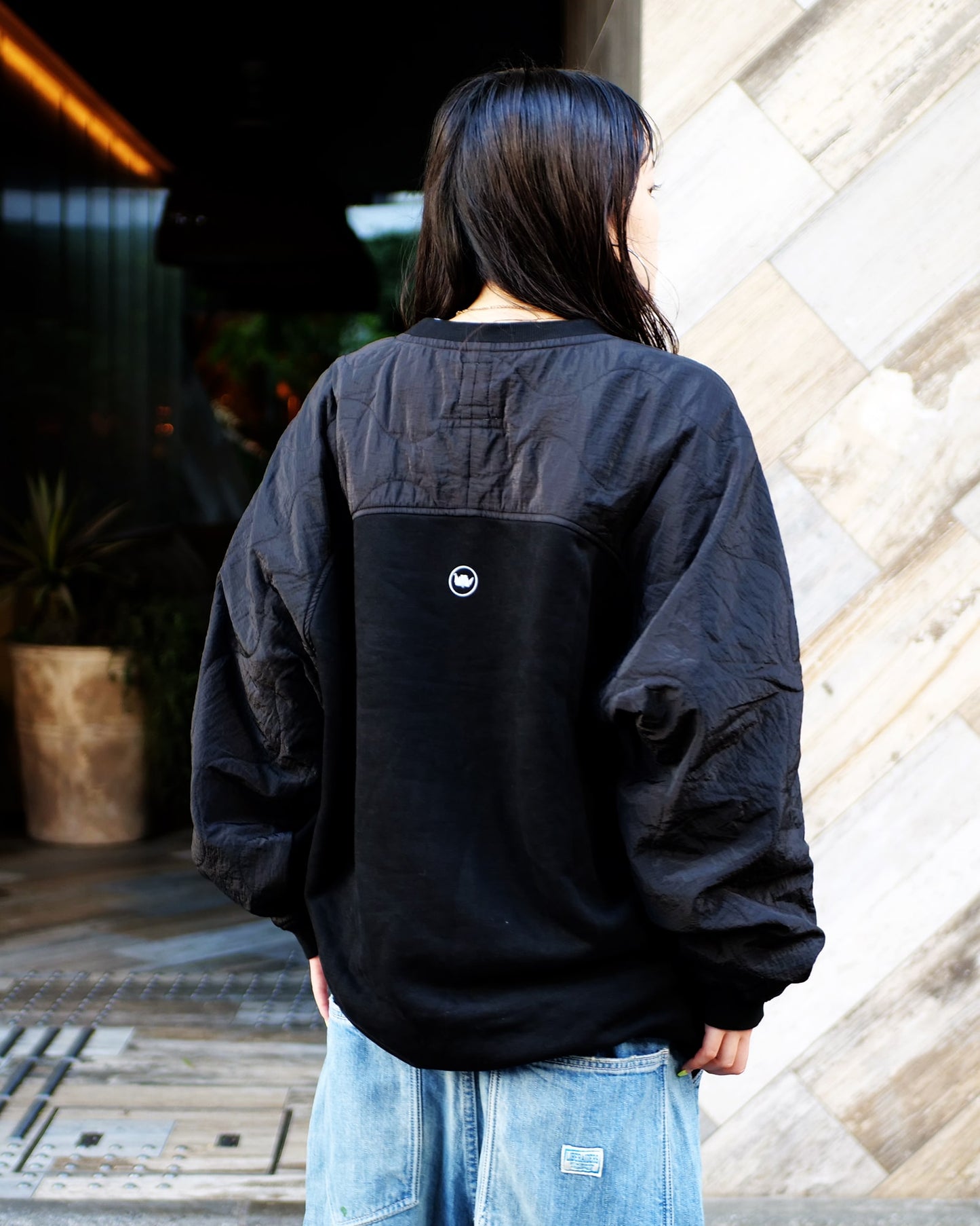 COTTON FLEECE QUILTED CREWNECK III for Kinetics