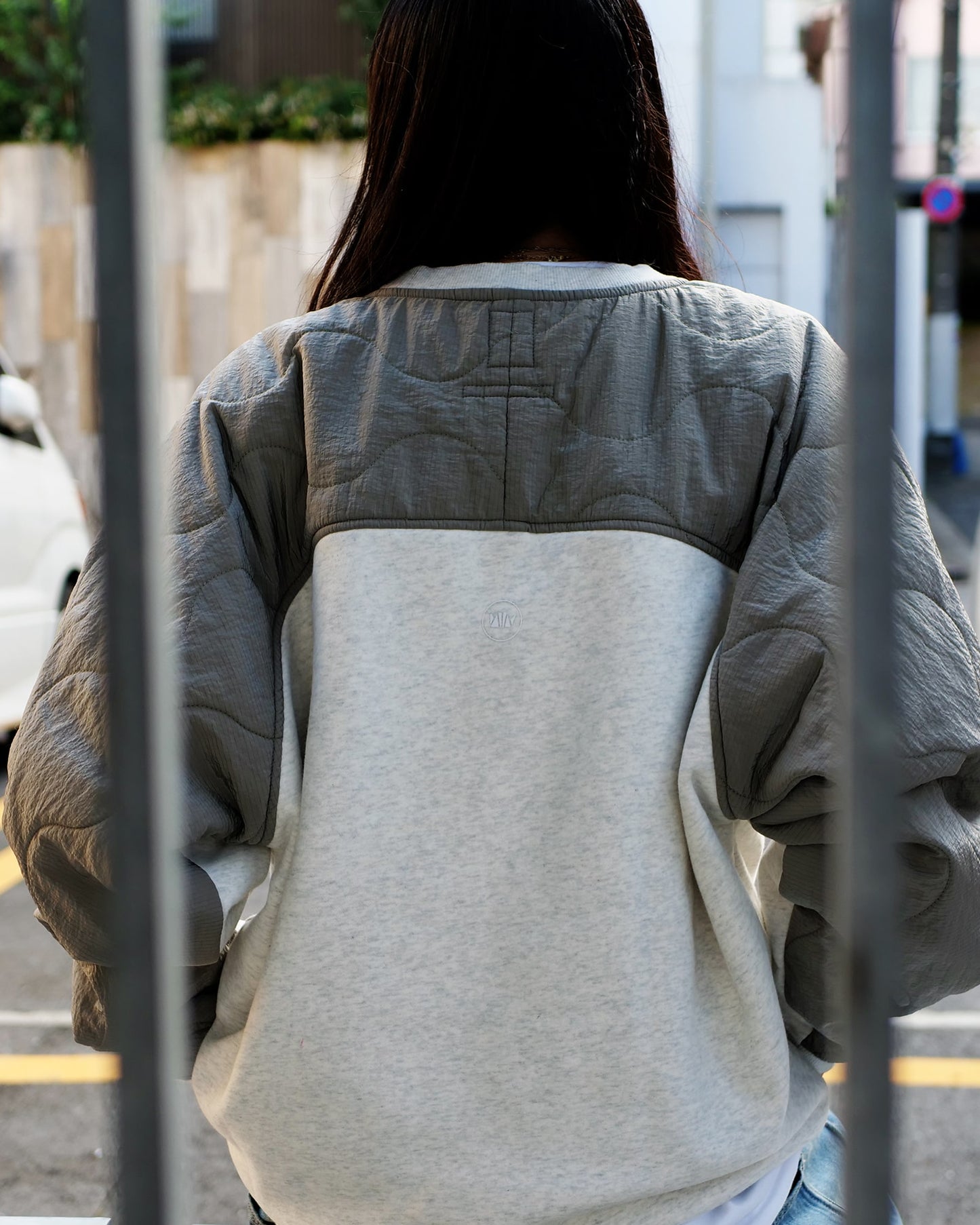 COTTON FLEECE QUILTED CREWNECK III for Kinetics