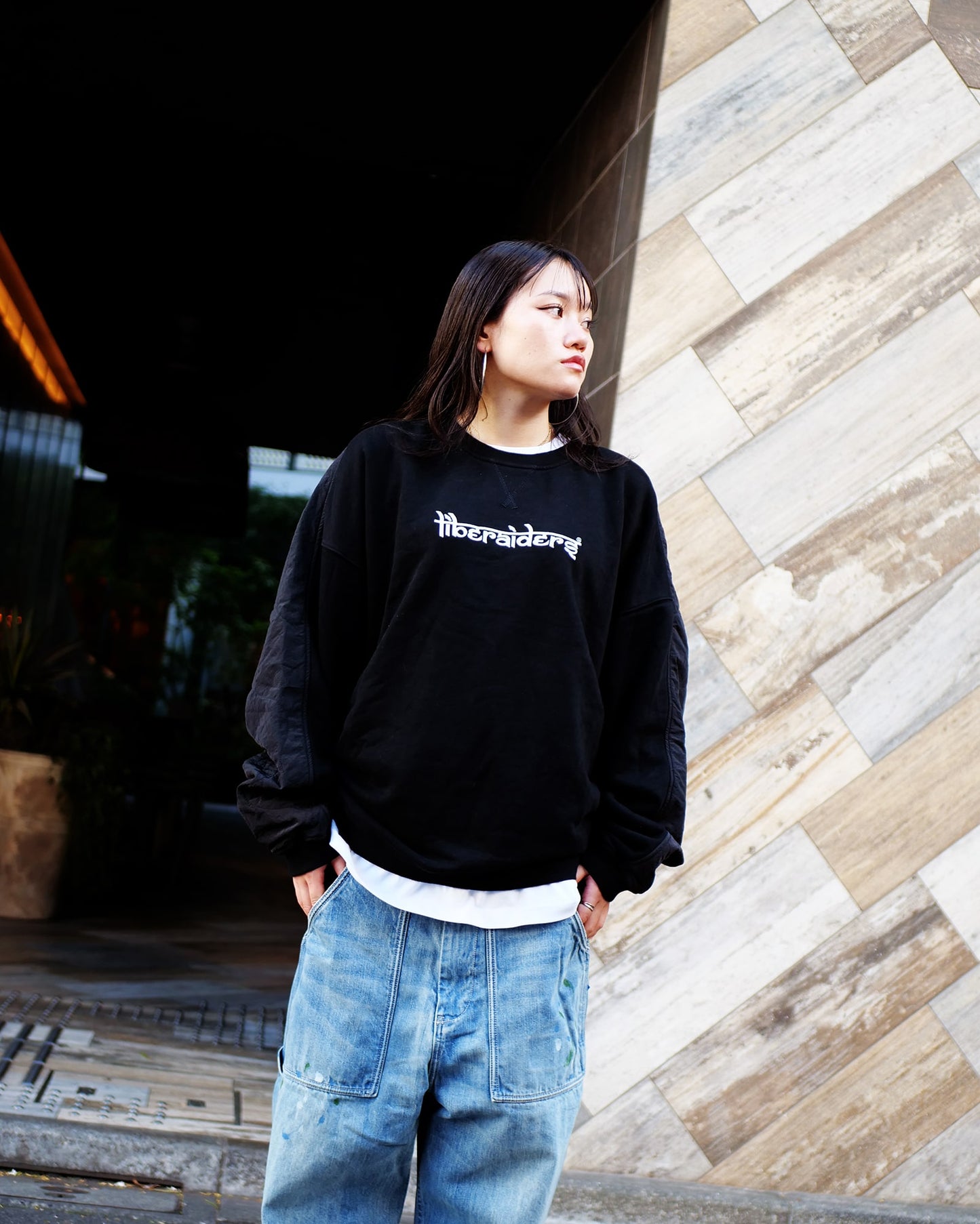 COTTON FLEECE QUILTED CREWNECK III for Kinetics