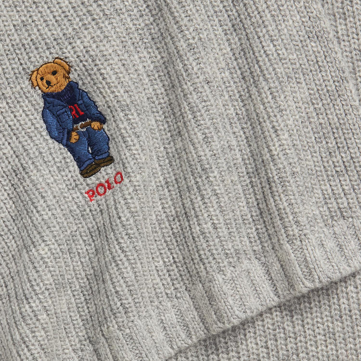DENIM POLO BEAR SCARF