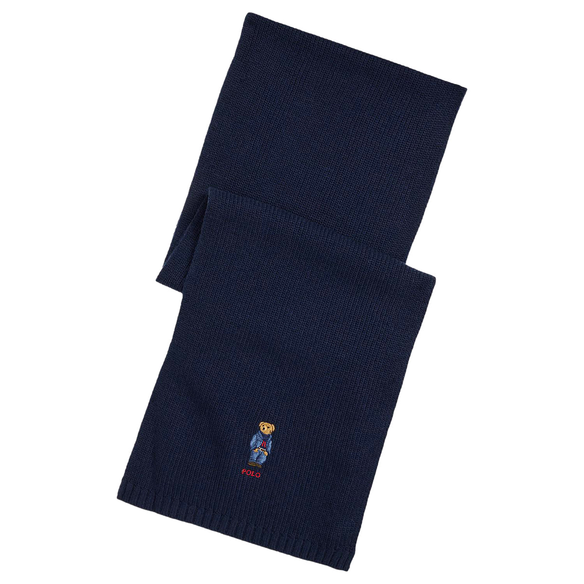 DENIM POLO BEAR SCARF
