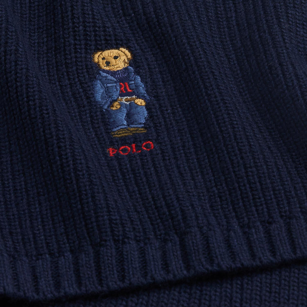 DENIM POLO BEAR SCARF