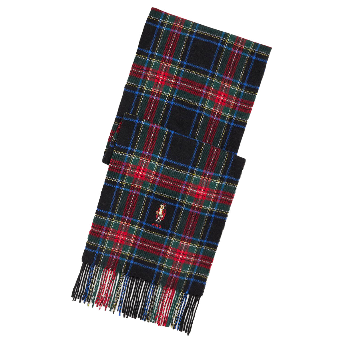 HOLIDAY POLO BEAR SCARF