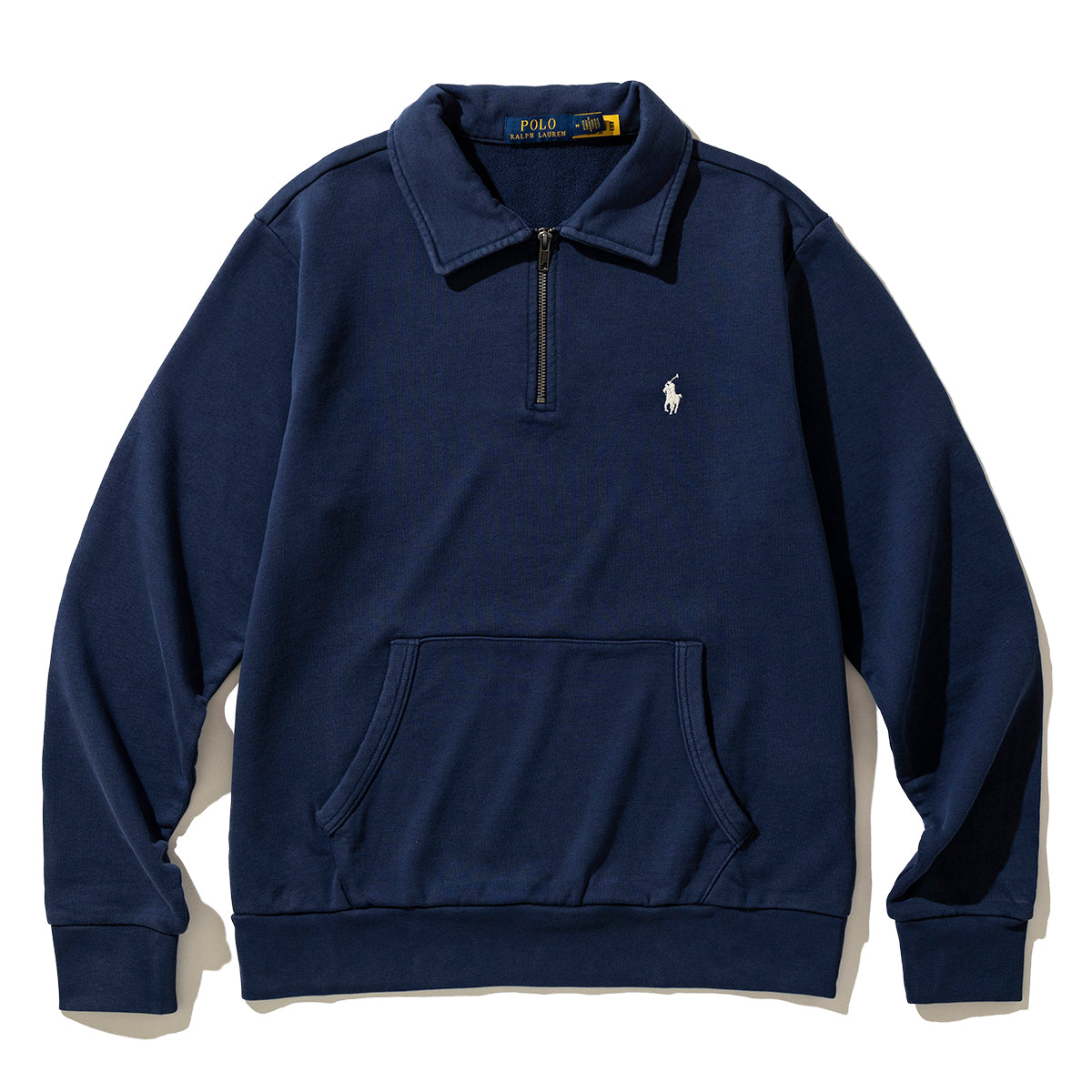 HALF ZIP LOOPBACK SWEAT SHIRT