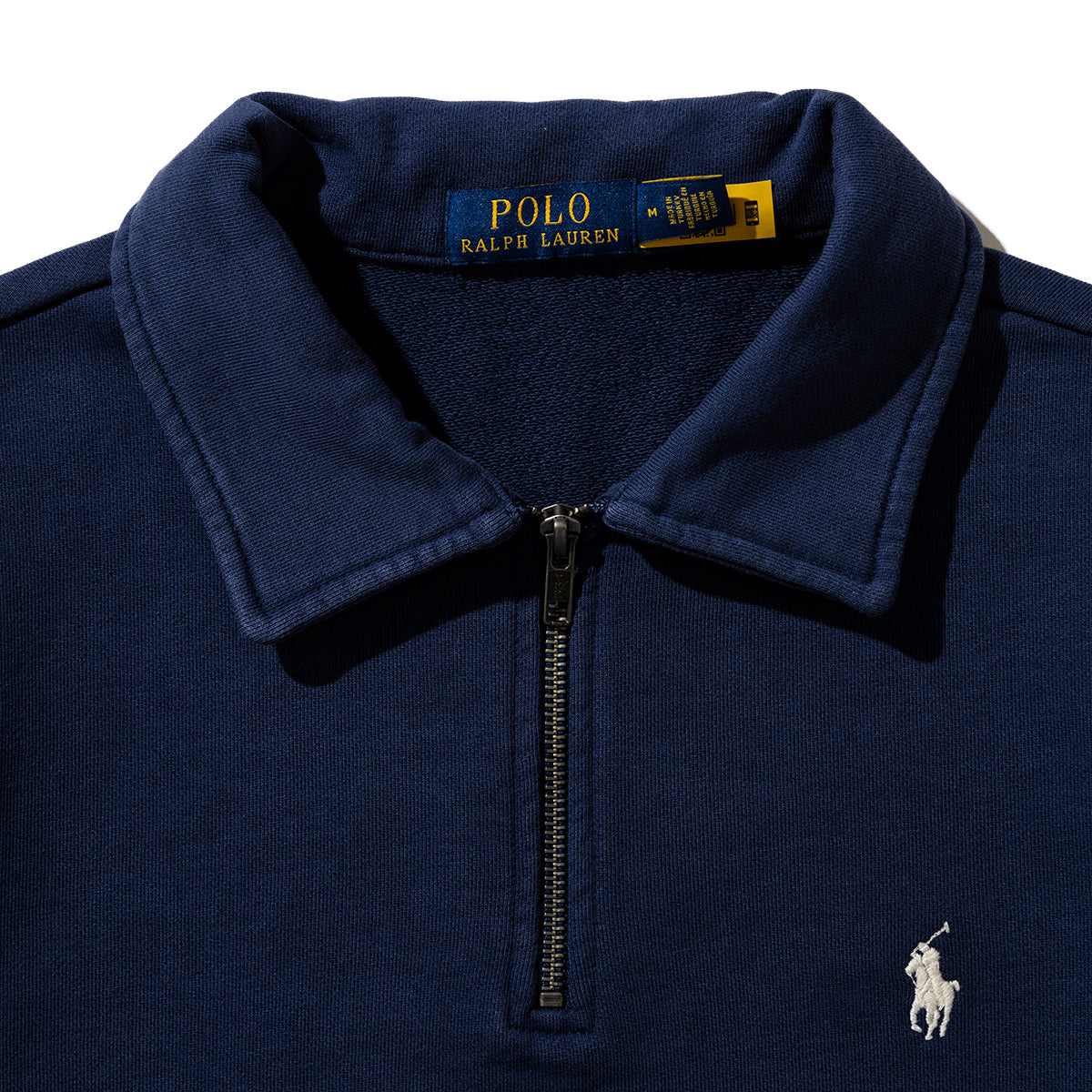 HALF ZIP LOOPBACK SWEAT SHIRT