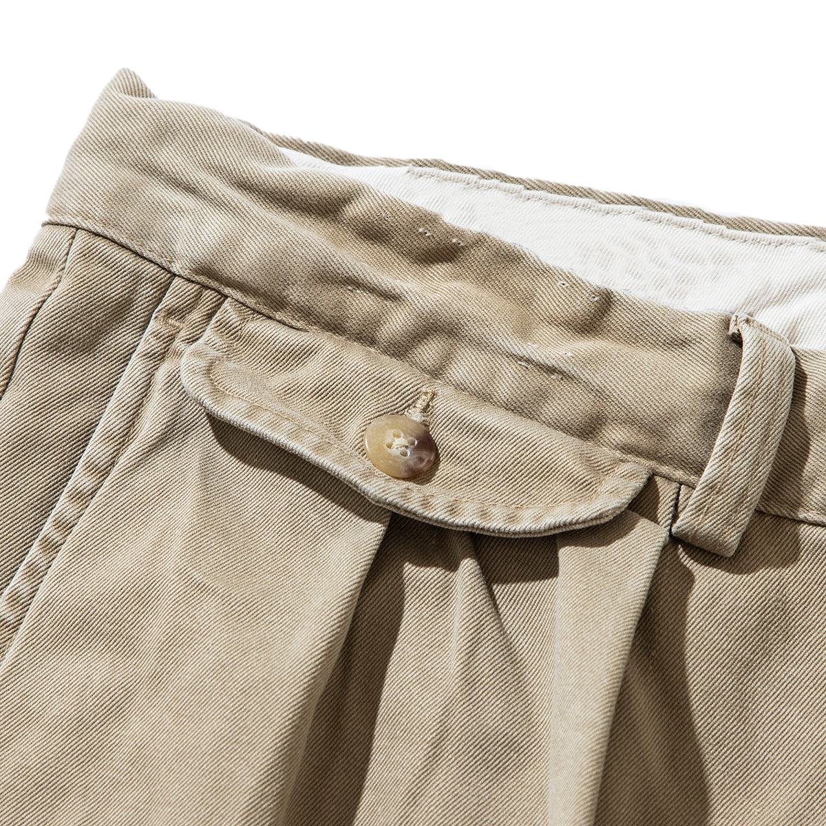 WHITMAN CHINO PLEATED PANTS