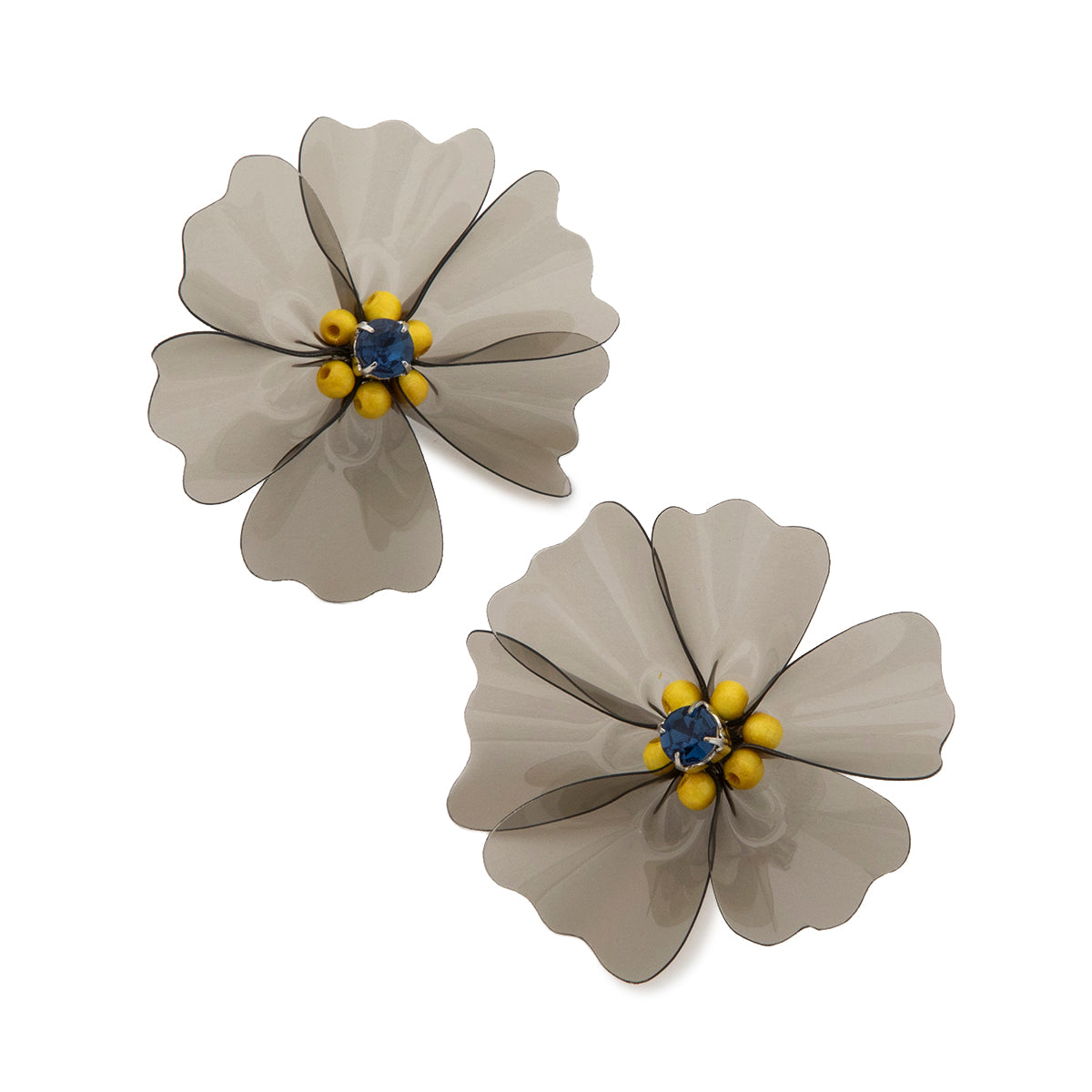 BIJOU VINYL FLOWER PIERCED