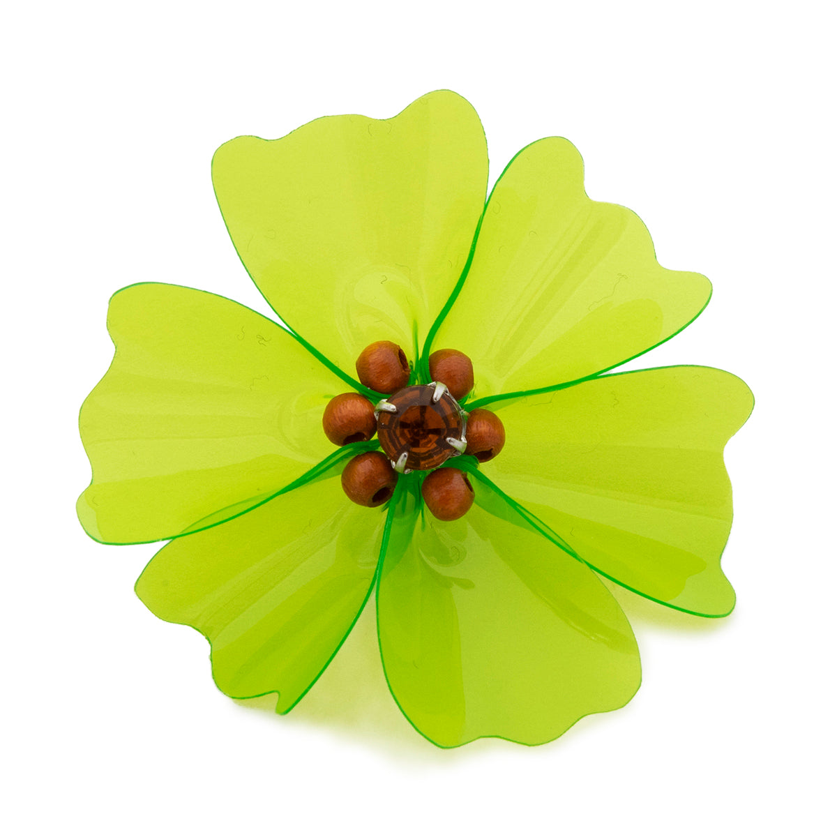 BIJOU VINYL FLOWER PIERCED