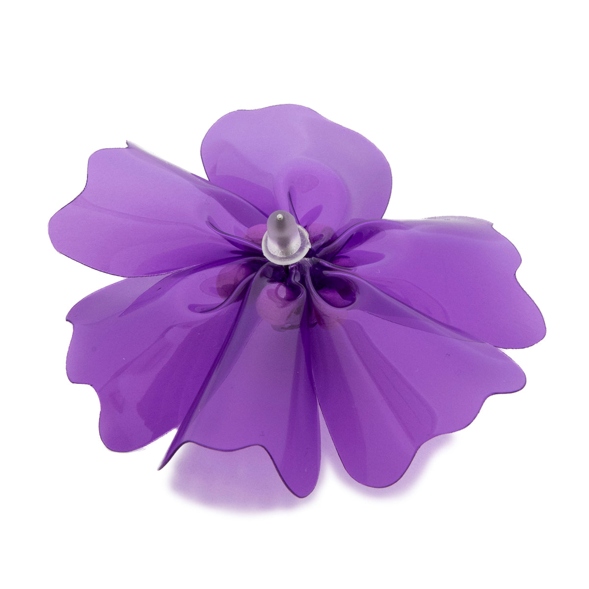 BIJOU VINYL FLOWER PIERCED