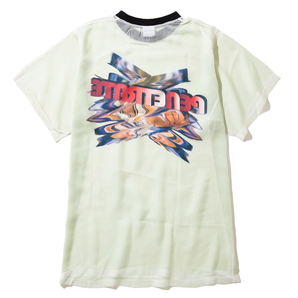 DIRECT PRINT SHEER T-SHIRT