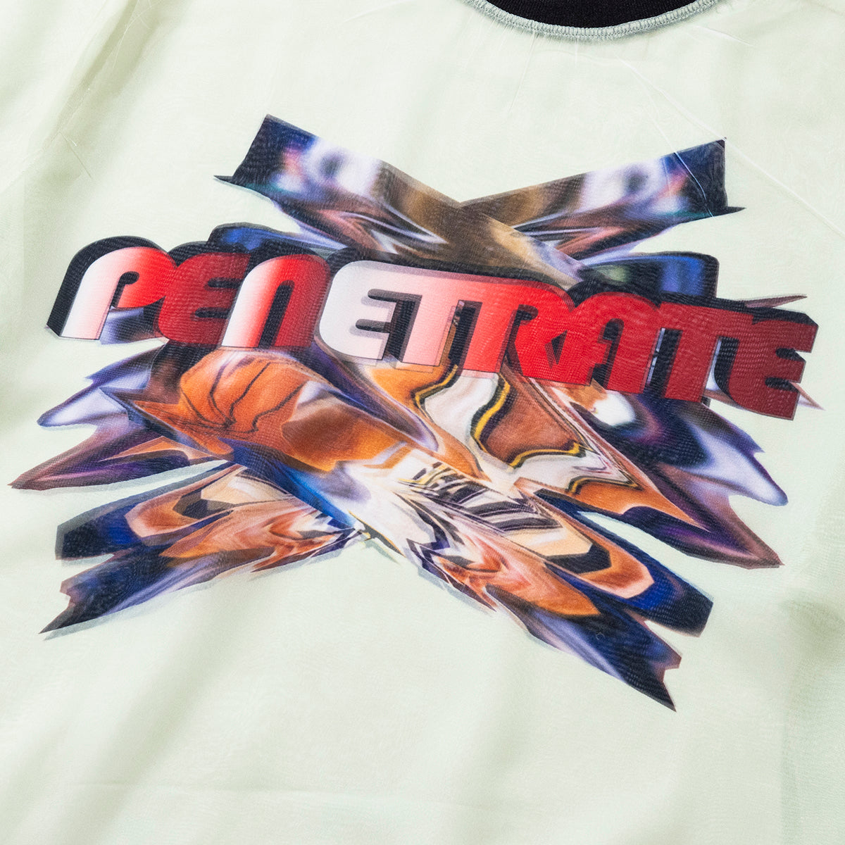 DIRECT PRINT SHEER T-SHIRT