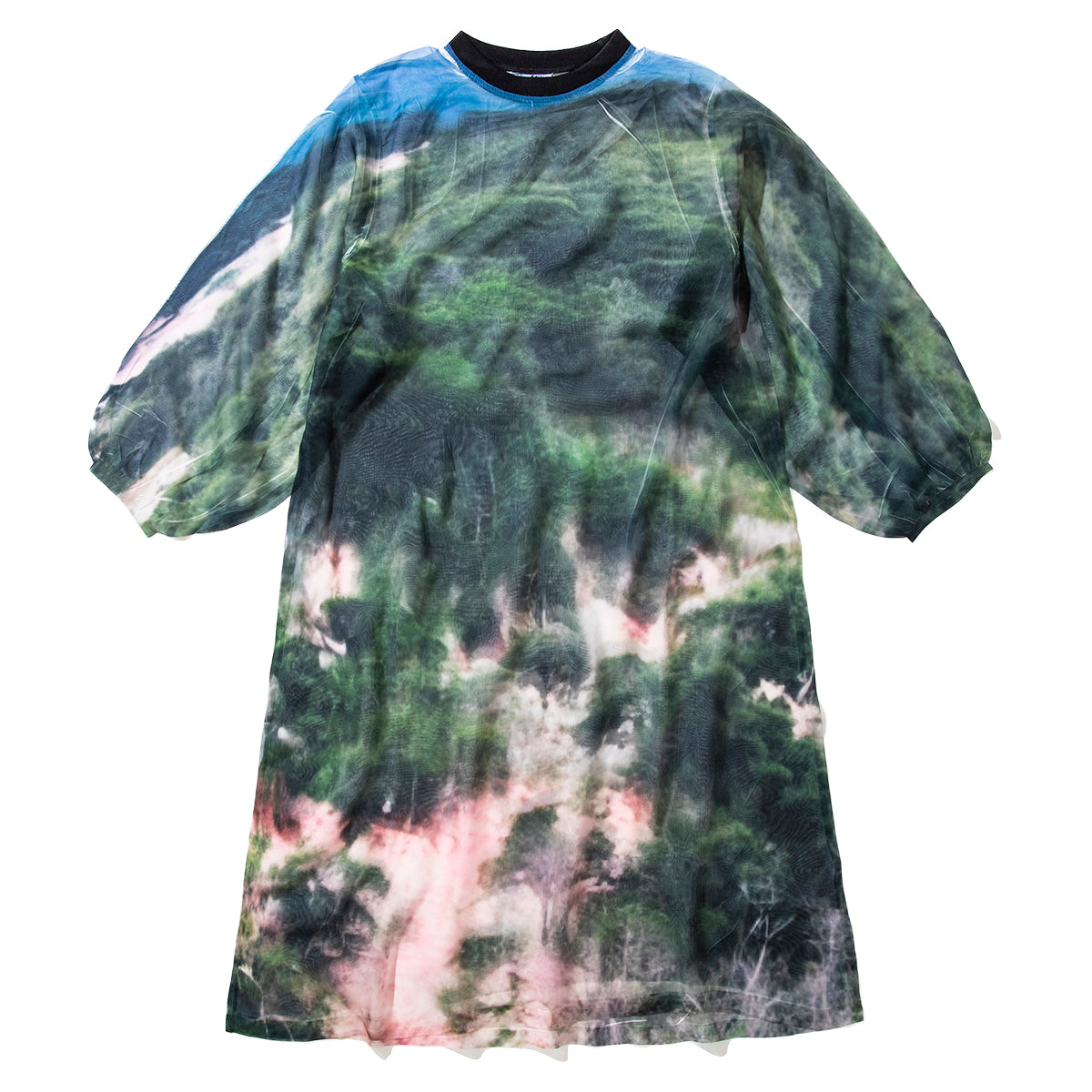 DIRECT PRINT SHEER ONE-PIECE