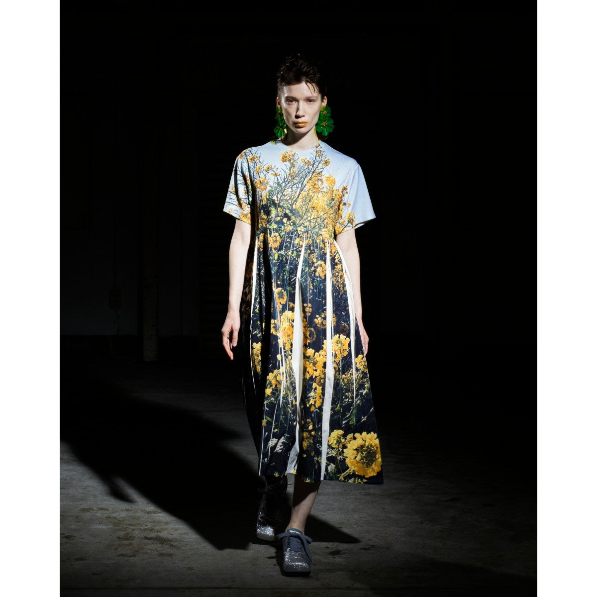 DIRECT PRINT RIB ONE-PIECE