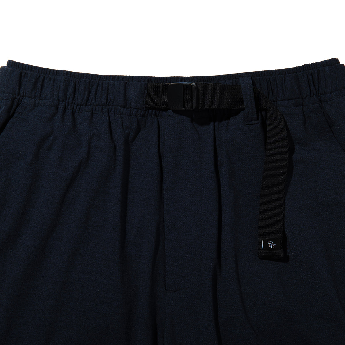 MESH KNIT BELTED EASY PANT